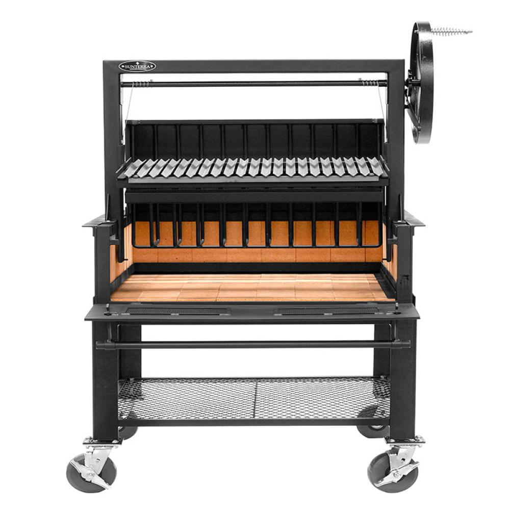Pro Series Grill Argentino 36″ Hinterer Brasero auf Sockel